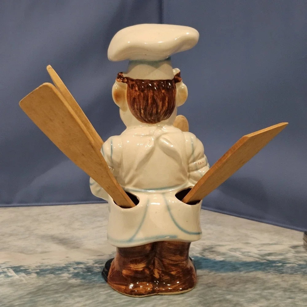 Vintage‎ Ceramic Chef Utensil Holder 12